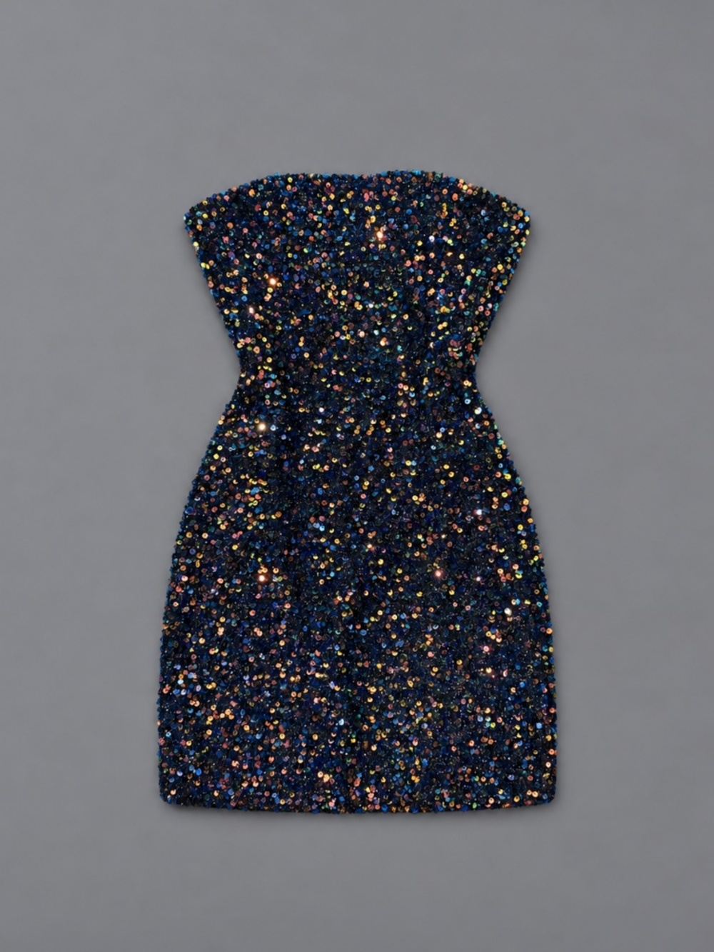 GB Multicolor Sequin Strapless Mini Dress – Size 3 (S) – NWT